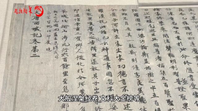 【视频】“二十世纪初中国古文献四大发现展”深博开幕