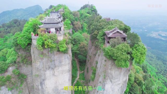 四川旅游景点之 独特的画屏奇山——绵阳江柚窦圌山