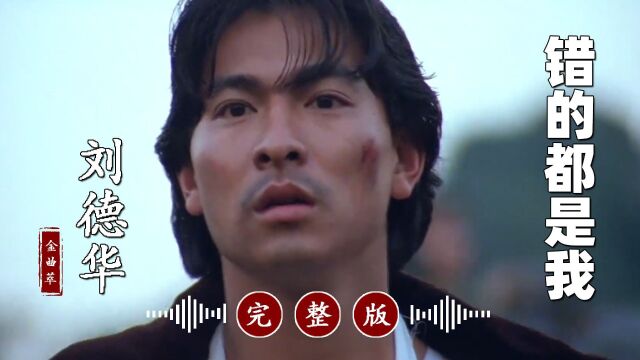 刘德华的冷门歌曲《错的都是我》完整版,超好听!