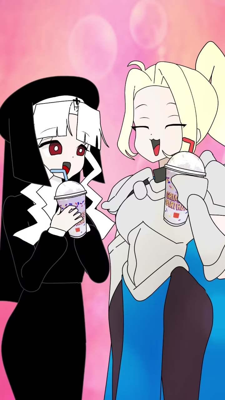 [菊草toon] 恐怖奶昔(grimace shake)