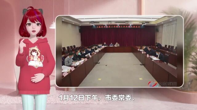 市委常委、副市长李无文来文征求温州市政府工作报告意见