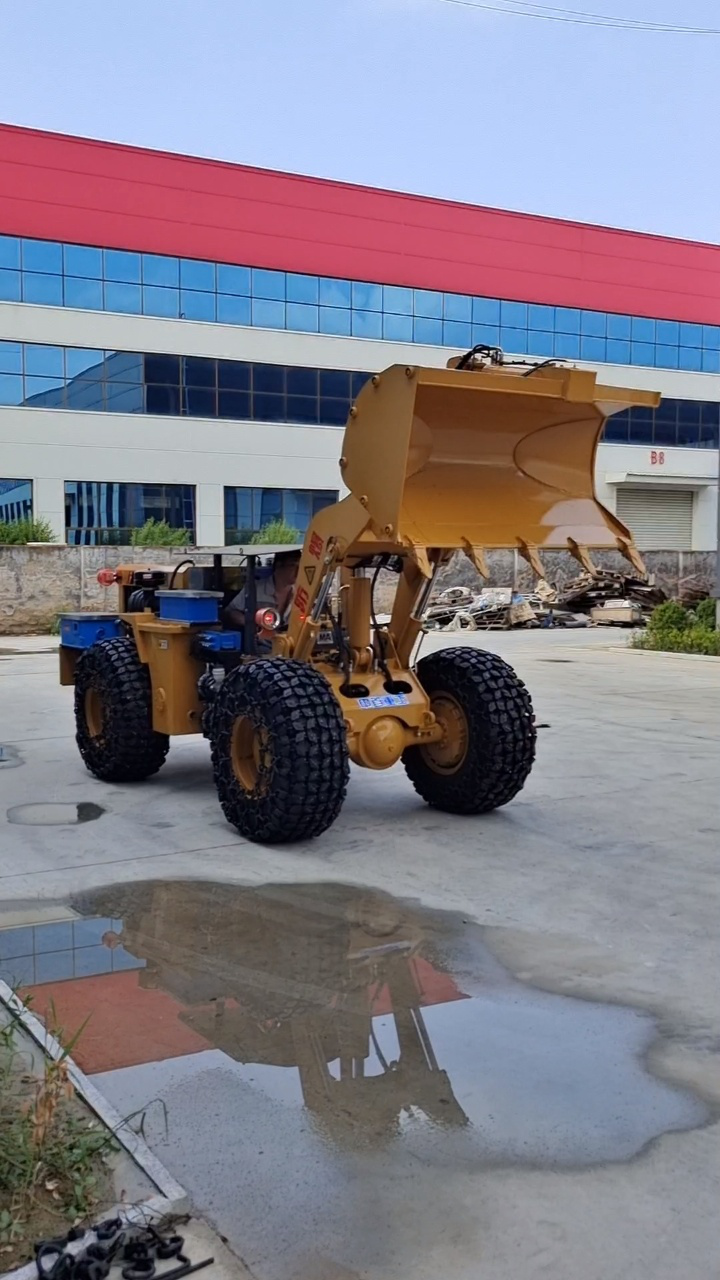 煤矿巷道专用装载机 20井下防爆铲车 侧翻矿井装载机