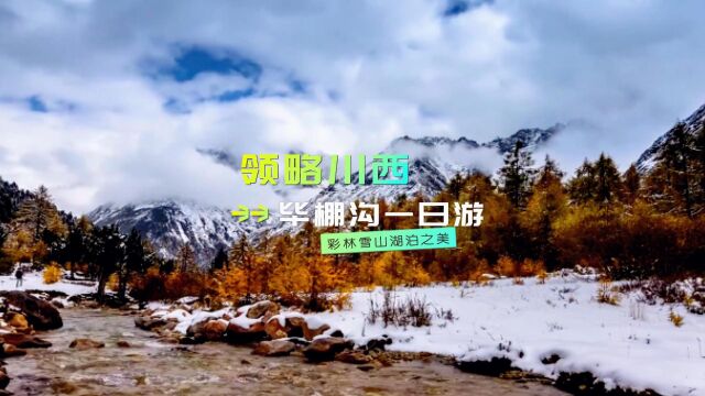 毕棚沟一日游:领略川西彩林雪山湖泊之美