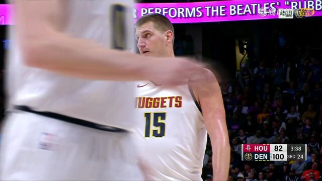 2023/24赛季NBA常规赛：火箭 VS 掘金 全场回放