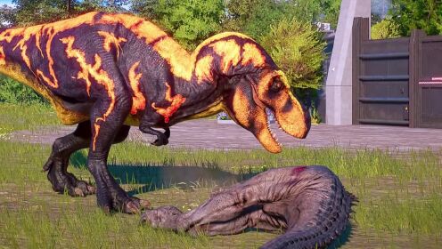 异特龙、“火焰”霸王龙（恐龙星球）~ 侏罗纪世界进化