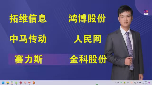 拓维信息,鸿博股份,中马传动,人民网,赛力斯,金科股份