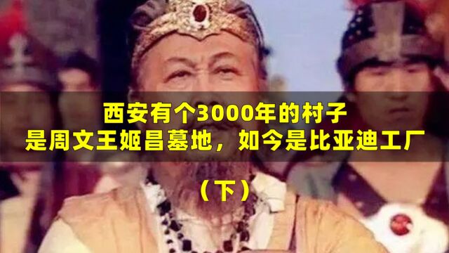 西安有个3000年的村子,是周文王姬昌墓地,如今比亚迪工厂(下)