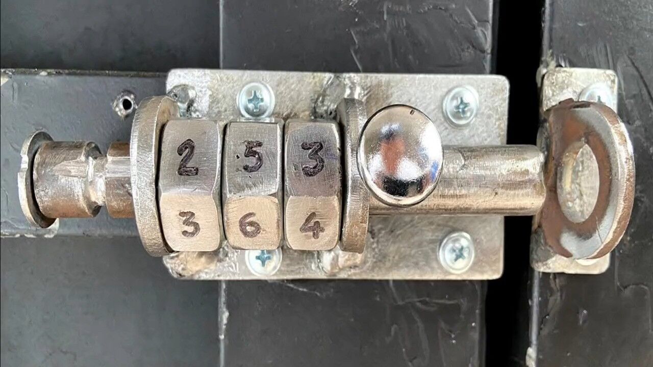 自制密码锁手工diy高手在民间