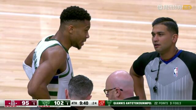 2023/24赛季NBA常规赛：火箭 VS 雄鹿 全场回放