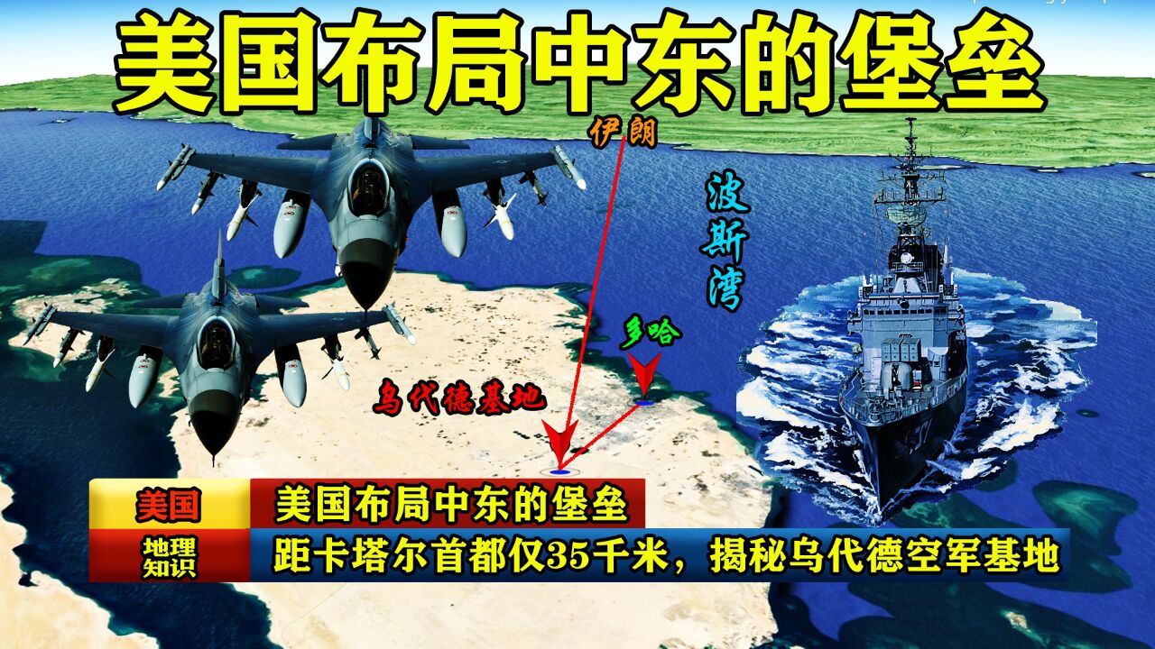 美国布局中东的堡垒,距卡塔尔首都仅35公里,揭秘乌代德空军基地