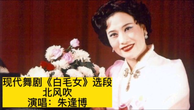 舞剧《白毛女》选曲《北风吹》,朱逢博演唱,舞蹈茂惠芳