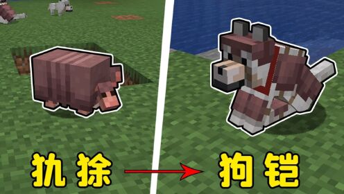 我的世界:犰狳加入MC,狗子解锁新外观:土狗_高清1080P在线观看平台_腾讯视频