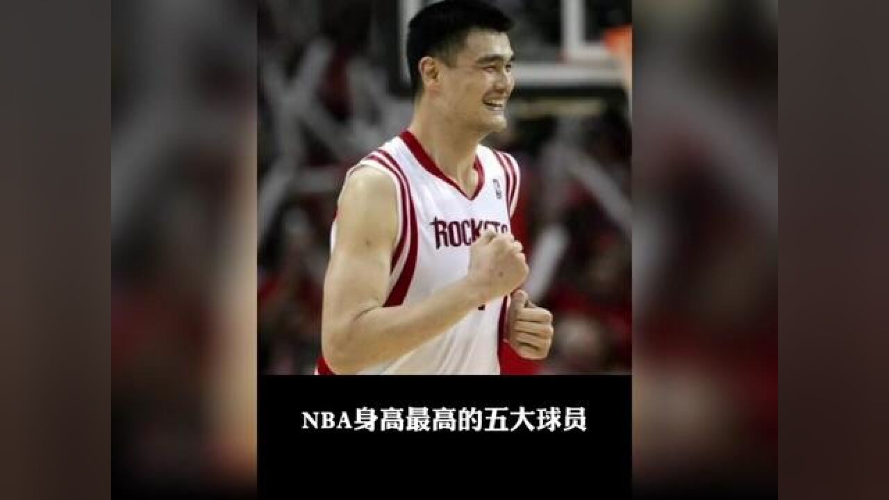 盤點nba身高最高的五大球星,東方小巨人姚明未能上榜