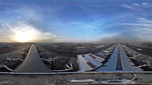 360度全景视频看迪拜国际机场24小时什么样
