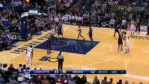 《NBA比赛集锦》黄蜂vs步行者第二节精编 特纳展翅暴扣技惊四座