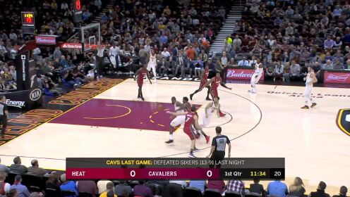 《NBA骑士》【得分】迎难而上！詹皇开场碾压上篮强硬2＋1