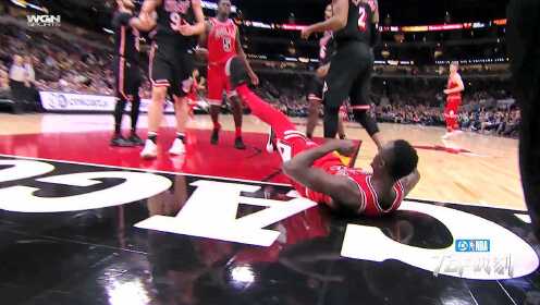 《TOP时刻》27日NBA最佳动作 格兰特闪转腾挪滑翔上篮