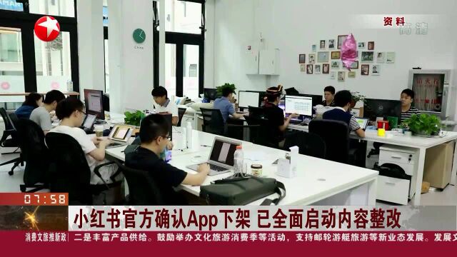 小红书官方确认App下架 已全面启动内容整改