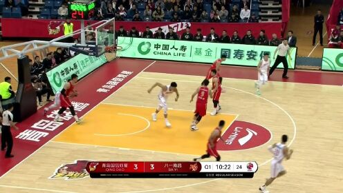 《CBA全场集锦》【得分】动若脱兔！  亚当斯灵巧钻人缝命中上篮
