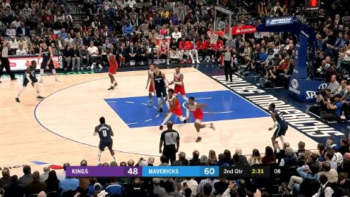 《NBA全场回放》【原声回放】国王vs独行侠 第2节 福克斯四分卫长传助飞希尔德
