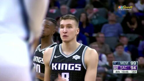 《NBA全场回放》【原声回放】灰熊vs国王第4节 希尔德拉弓射箭冷血三分划破天际