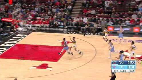 《NBA全场集锦》哈里森抢断快速反击 莫莫卡一条龙突破上篮打成2+1