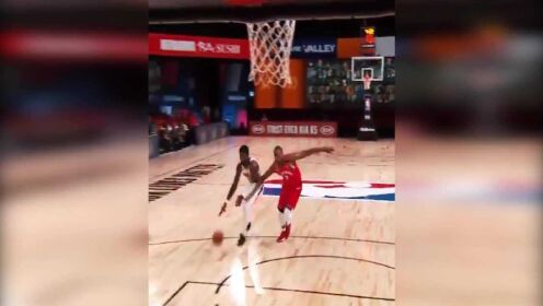 《NBA全场集锦》如入无人之境 艾顿闲庭信步写意上篮