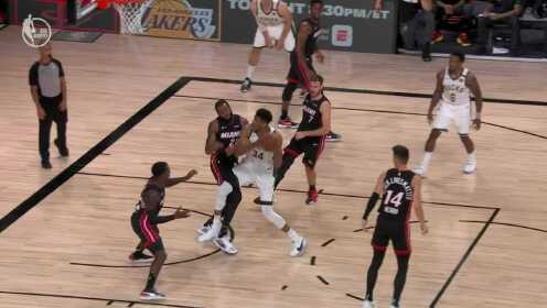 《NBA全场回放》【回放】雄鹿vs热火G4 第2节