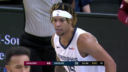 《NBA全场集锦》骑士vs灰熊第3节 英文原声回放