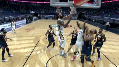 《NBA全场集锦》翻江倒海无人可挡 锡安制霸篮下连续进攻打进
