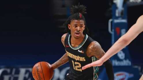 《NBA全场集锦》【球星】莫兰特vs雷霆集锦 空砍22分7助攻仍难救主