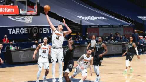 《NBA全场集锦》【球星】约基奇vs森林狼集锦 31+14后仰迎射唐斯