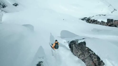 奥地利阿尔卑斯山Kaunertal Glacier滑雪圣地 史诗般特写镜头让你一次看个够