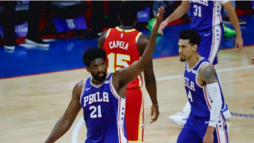 《NBA全场集锦》【球星】恩比德vs老鹰集锦 爆砍40分艾弗森后队史首人