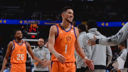 《NBA全场集锦》【球星】布克vs掘金集锦 28分飘移三分连线艾顿