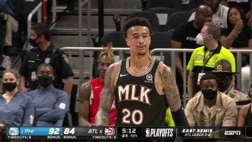 《NBA全场集锦》费城vs老鹰第4节英文原声回放