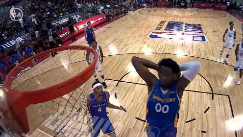 《NBA全场集锦》肉眼可见的天赋 库明加霸王举鼎双手重扣