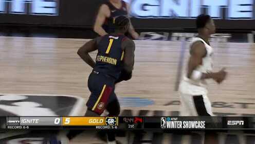 《NBA全场集锦》第一詹吹名不虚传 史蒂芬森撤步跳投稳稳命中