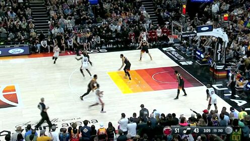 《NBA全场集锦》希罗小手一抛送空接 阿德巴约心领神会暴力虐筐