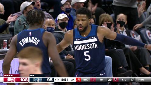 《NBA全场集锦》【纯享】老鹰vs森林狼精华回放 老鹰全队手感火热25记三分力克森林狼