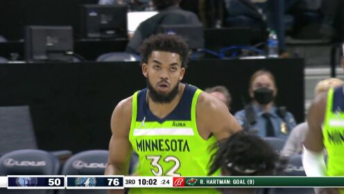 《NBA全场集锦》【纯享】灰熊vs森林狼精华回放 拉塞尔28分双状元合砍44率队大胜