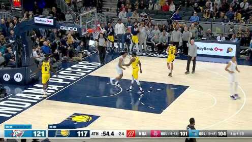 《NBA全场集锦》亚历山大一攻一防 威金斯突破扣篮打停步行者