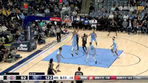 《NBA全场集锦》该出手时就出手 哈腾篮下完成两记扣篮