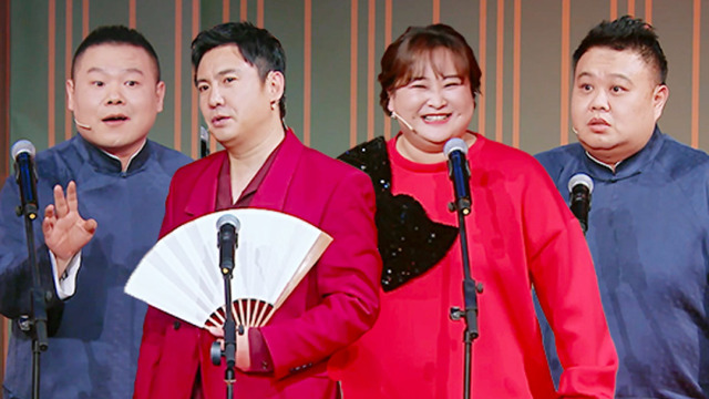 联动了,沈腾贾玲上场搭档岳云鹏孙越讲相声