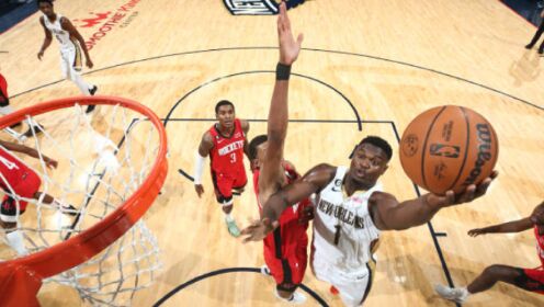 《NBA全场集锦》【球星】锡安vs火箭集锦 9投8中12罚10中砍下26+6