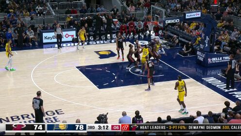 《NBA全场集锦》【纯享】热火vs步行者精华回放 希罗空砍29分步行者3人得分20+险胜热火