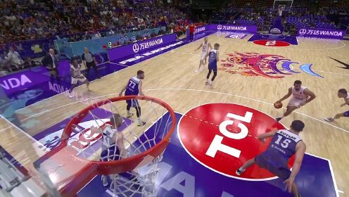 《FIBA》关键一投奠定胜利 西蒙自投自抢补篮得手