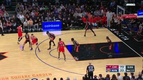 《NBA全场集锦》【回放】NBA常规赛：公牛vs尼克斯第3节中文解说回放