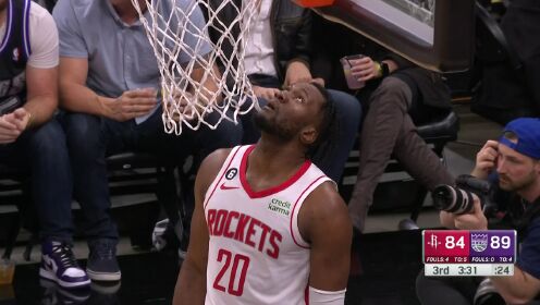 《NBA全场集锦》NBA常规赛：火箭vs国王第3节中文解说回放