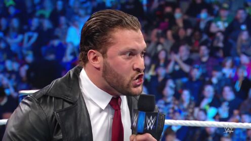 《wwe smackdown》克罗斯嘲讽雷尔,后者愤而出手!